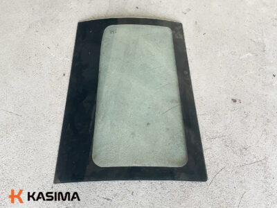 CAT 303E left side safety glass